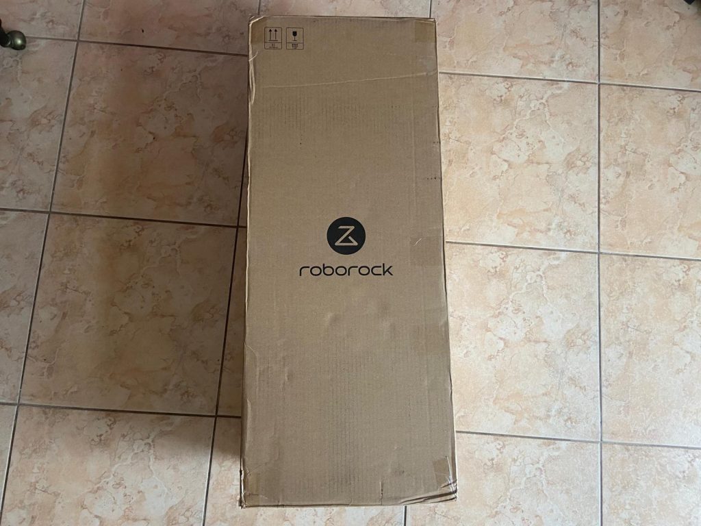 Verpackung des Roborock Flexi Pro Saugwischers