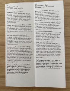 WMF Grand Class Küchenmesser Broschüre