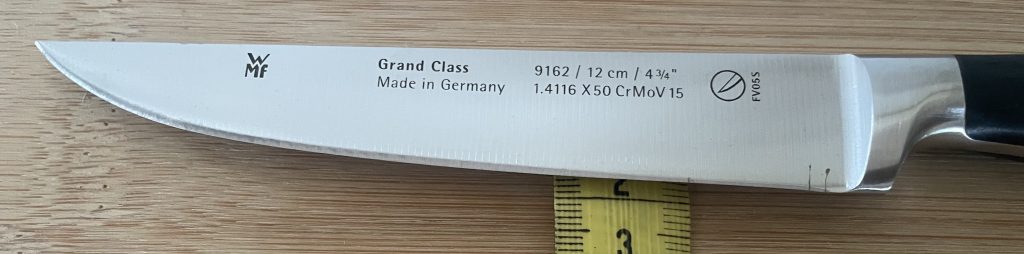 WMF Grand Class Küchenmesser Klingenhöhe