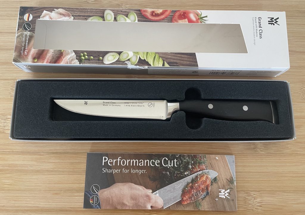 WMF Grand Class Küchenmesser ausgepackt
