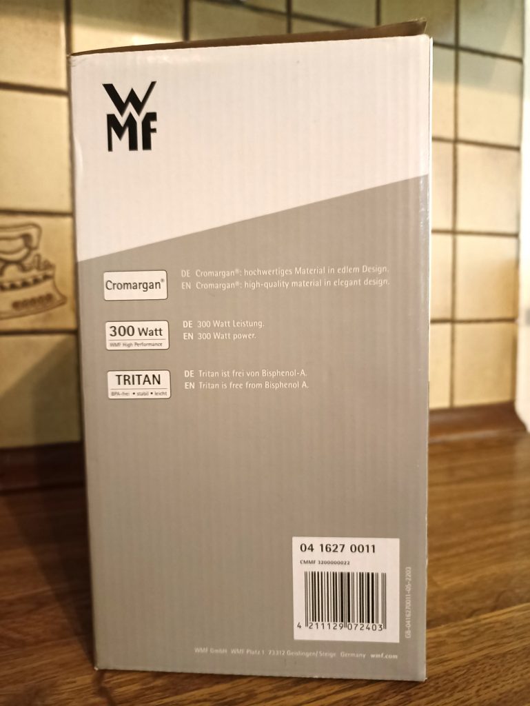 WMF Kult X Mix & Go Smoothie Mini Standmixer, Verpackung Seitenansicht 2