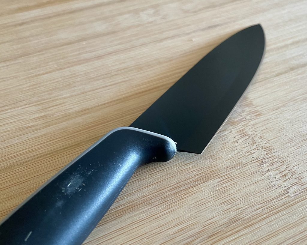 WMF Touch Küchenmesser-Set Nahaufnahme Fingerschutz