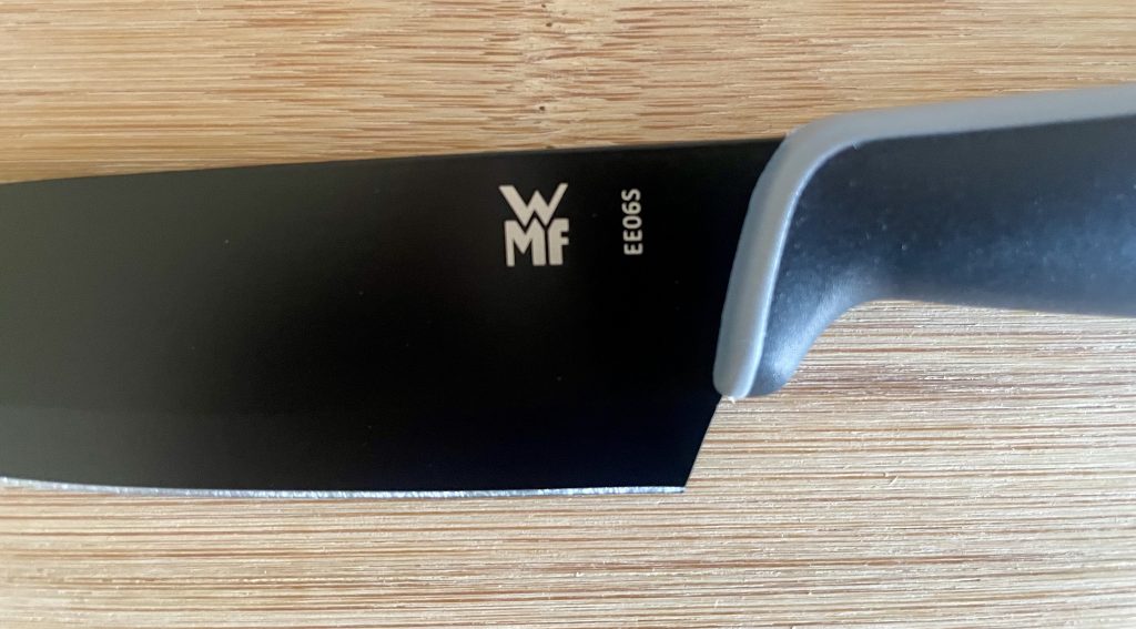 WMF Touch Küchenmesser-Set Nahaufnahme Logo