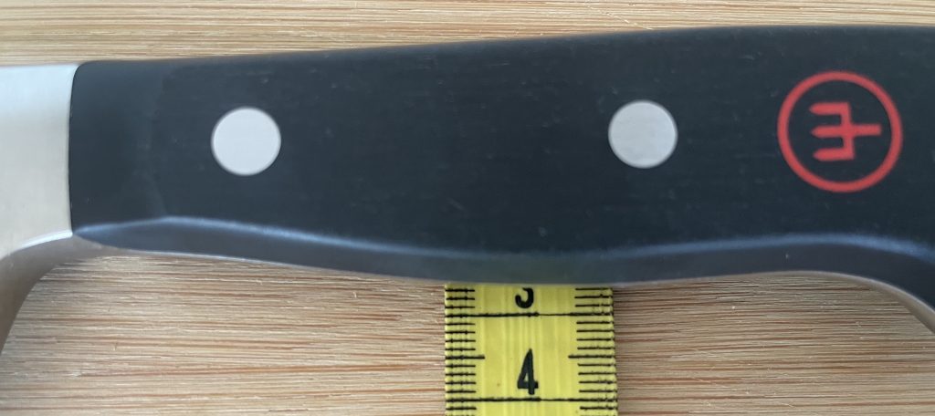 WÜSTHOF Classic Küchenmesser Griffhöhe