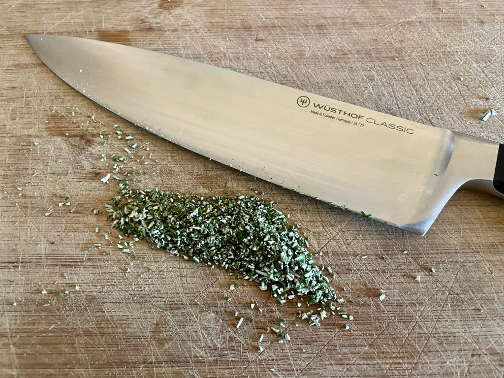 WÜSTHOF Classic Küchenmesser gehackte Kräuter