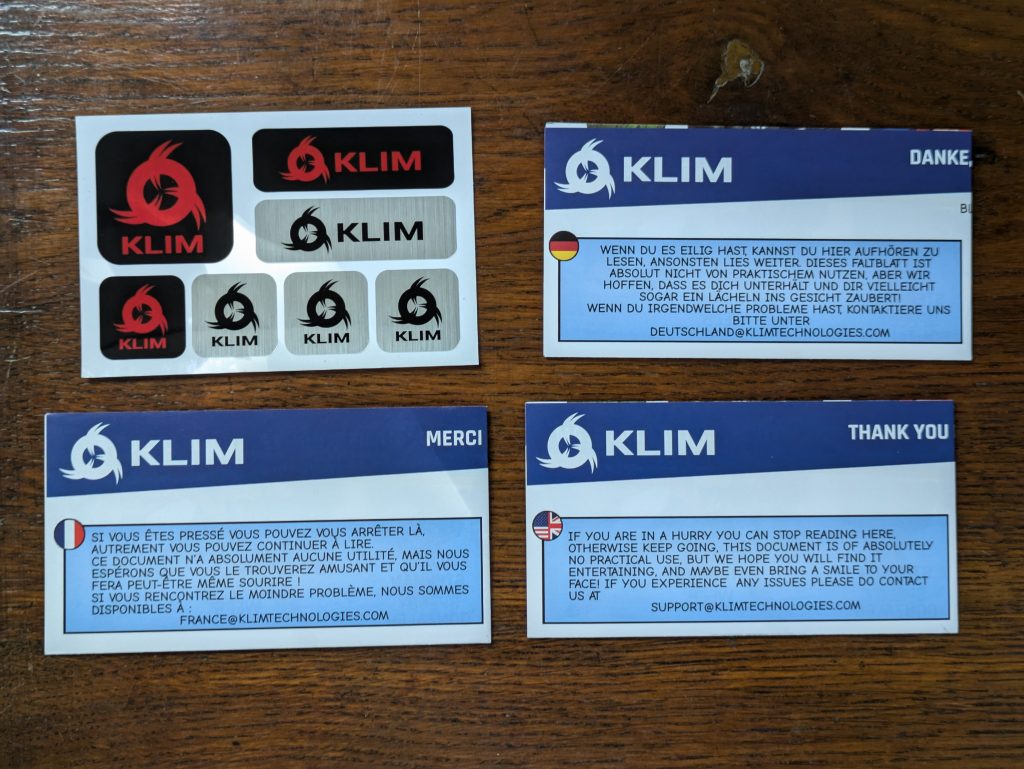 Weiteres Zubehör des KLIM K300 Bürostuhls