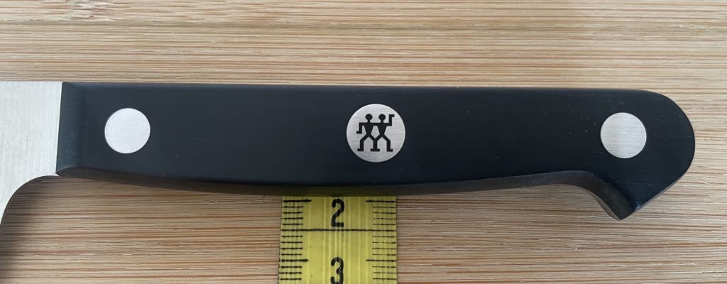 ZWILLING Gourmet Küchenmesser Griffhöhe