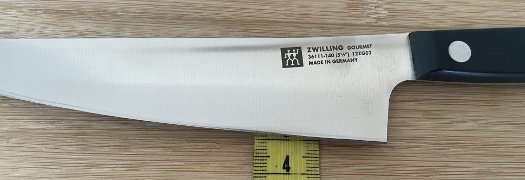 ZWILLING Gourmet Küchenmesser Klingenhöhe