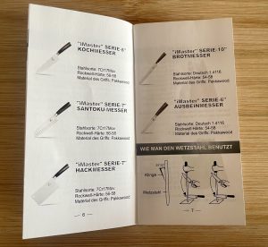 imarku Küchenmesser Anleitung