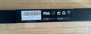 imarku Küchenmesser seitliche Verpackungsinformationen