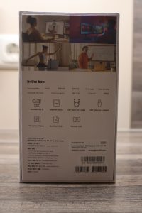 Insta360 Link 2 Webcam Karton hinten