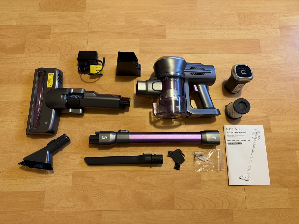 Lubluelu 25000Pa Modell 202 Akku-Staubsauger ausgepackt 2