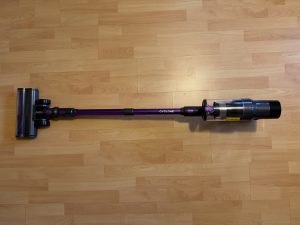 Vistefly V15s Max Akku-Staubsauger mit ausgefahrenem Saugrohr