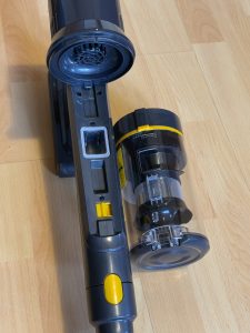 Aonus A9S Akku-Staubsauger Detail Staubbehälter 1