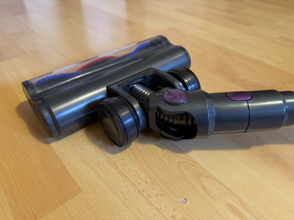 Vistefly V15s Max Akku-Staubsauger Detail Gelenk Bodendüse