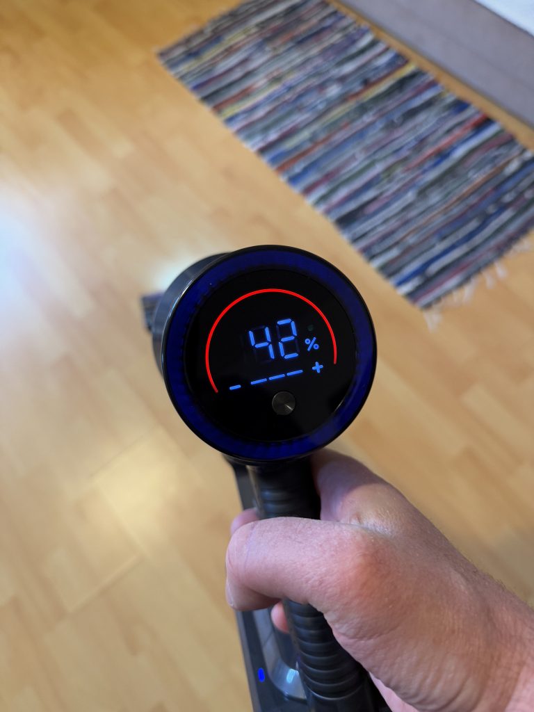 Vistefly V15s Max Akku-Staubsauger auf höchster Stufe