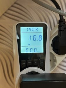 Lubluelu 25000Pa Modell 202 Akku-Staubsauger Leistungsaufnahme beim Laden