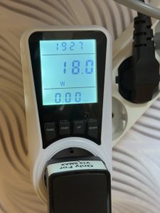 Vistefly V15s Max Akku-Staubsauger Leistungsaufnahme beim Laden