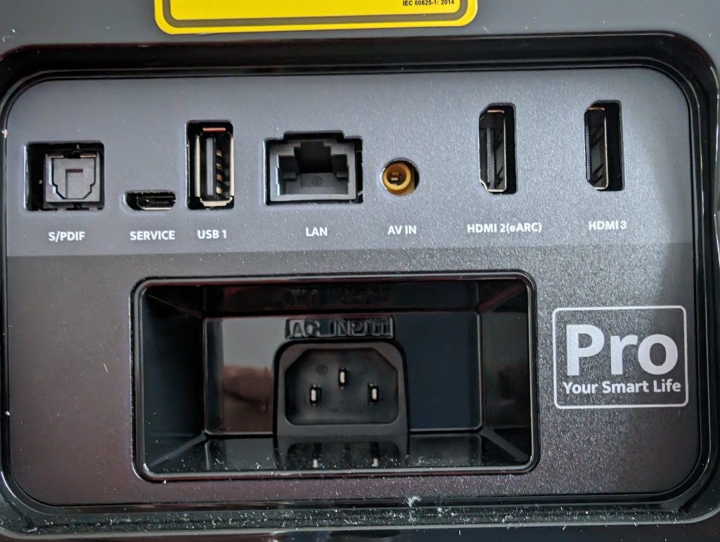 AWOL Vision LTV-3500 Pro Beamer Anschlüsse