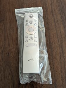 AWOL Vision LTV-3500 Pro Beamer Fernbedienung in Verpackung