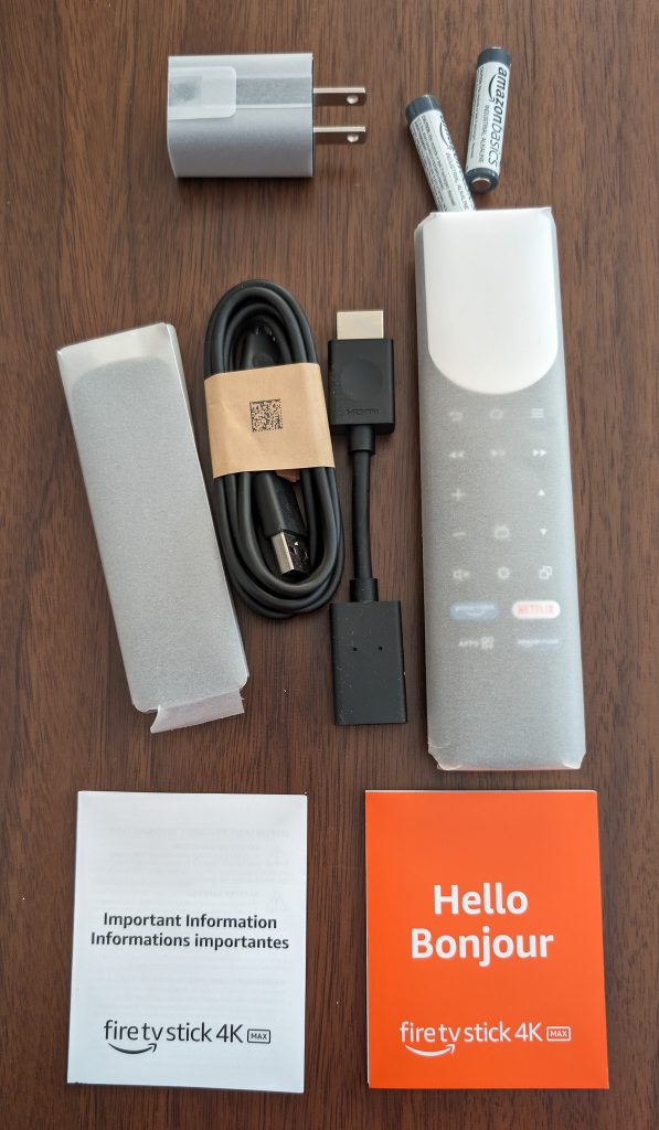 AWOL Vision LTV-3500 Pro Beamer Fire TV Stick Lieferumfang