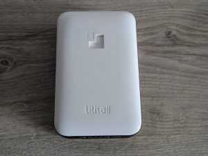 Akku des LiTHELi U20DD00-0U120 Akku-Bohrschraubers von oben