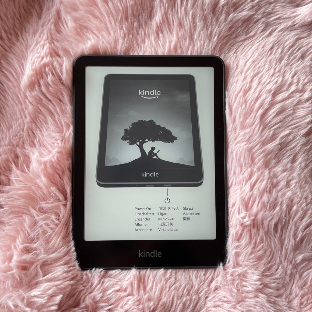 Amazon Kindle Paperwhite eBook-Reader vor dem Start