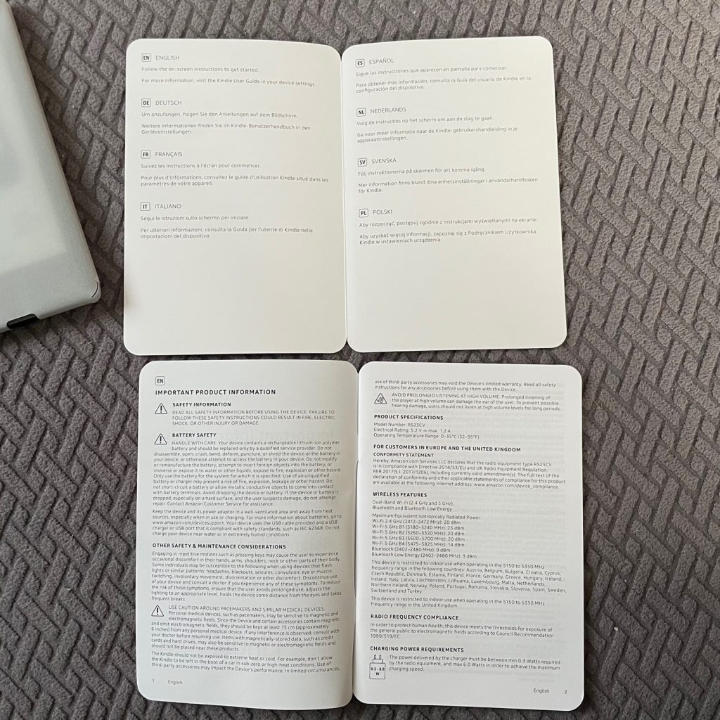 Amazon Kindle eBook-Reader Anleitung
