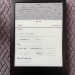 Amazon Kindle eBook-Reader Bibliothek