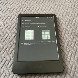 Amazon Kindle eBook-Reader Dunkelmodus