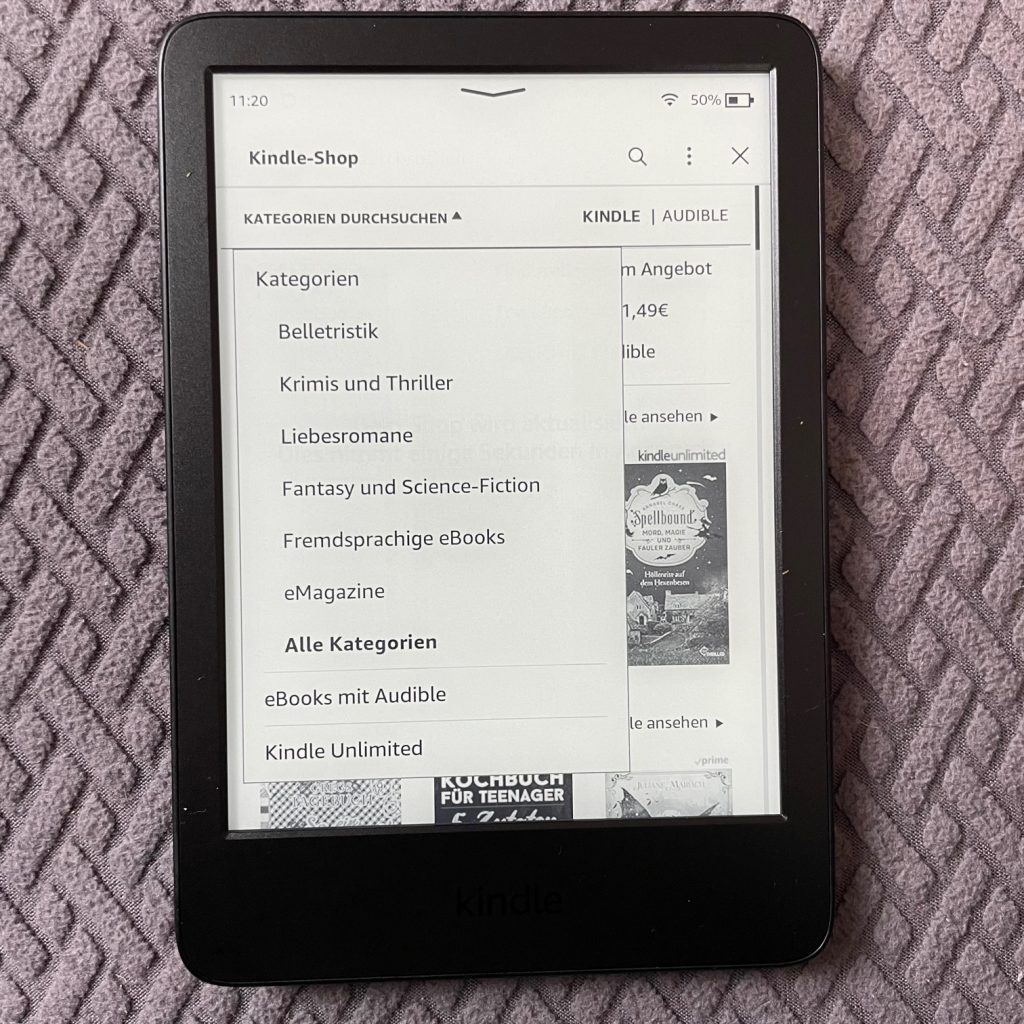 Amazon Kindle eBook-Reader Kindle-Shop