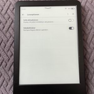 Amazon Kindle eBook-Reader Leseoptionen