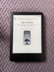 Amazon Kindle eBook-Reader Verbindung mit der App