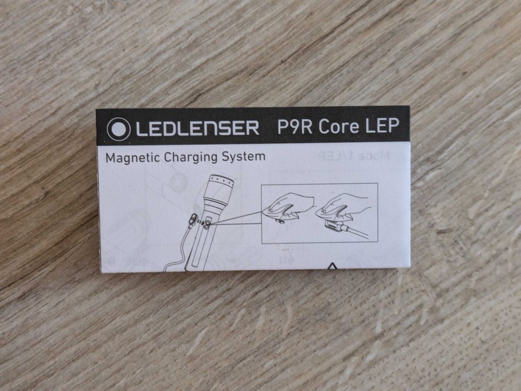 Anleitung der Ledlenser P9R Core LEP Taschenlampe