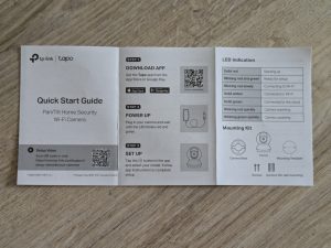 Anleitung der Tapo C200 Überwachungskamera (2)