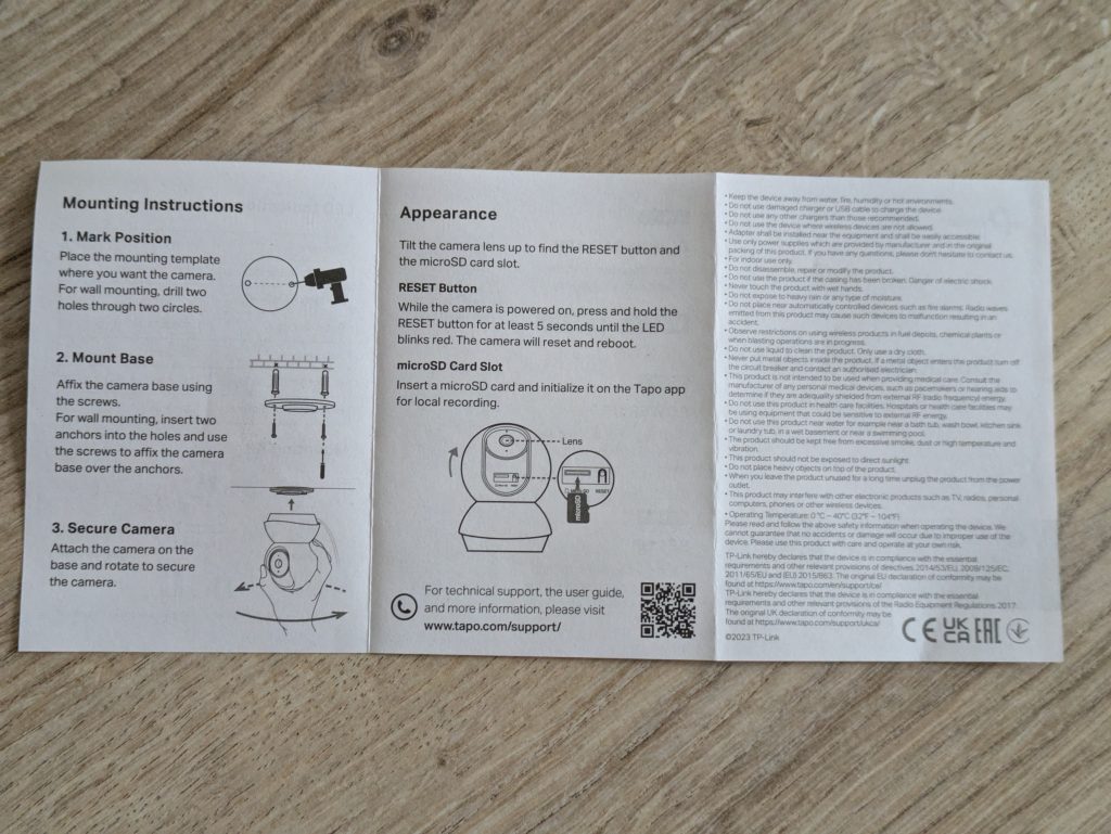 Anleitung der Tapo C200 Überwachungskamera (3)