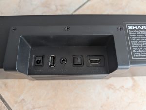 Anschlüsse der SHARP HT SB700 Soundbar