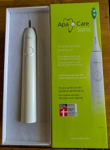ApaCare Sonic Professional Schallzahnbürste in Verpackung
