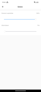 App, Sirene der Litokam LF P1t Überwachungskamera