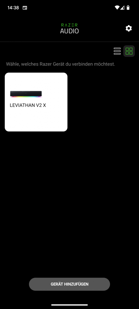 App der Razer Leviathan V2 X PC-Lautsprecher(6)
