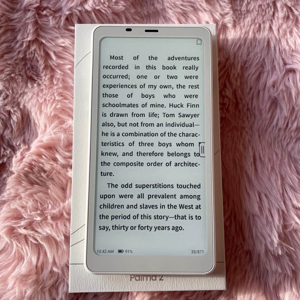 BOOX Palma 2 eBook-Reader Buchtext