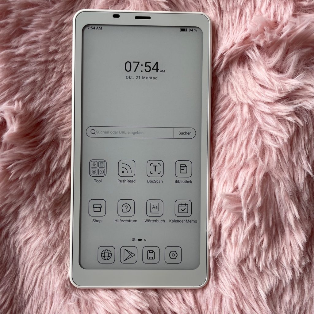 BOOX Palma 2 eBook-Reader Menü