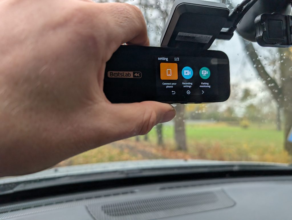 BOTSLAB G980H Dashcam montiert (2)