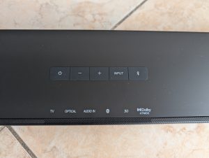 Bedienfeld der SHARP HT SB700 Soundbar