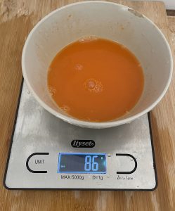 Bosch VitaExtract MESM500W Slow-Juicer Saftausbeute Möhren