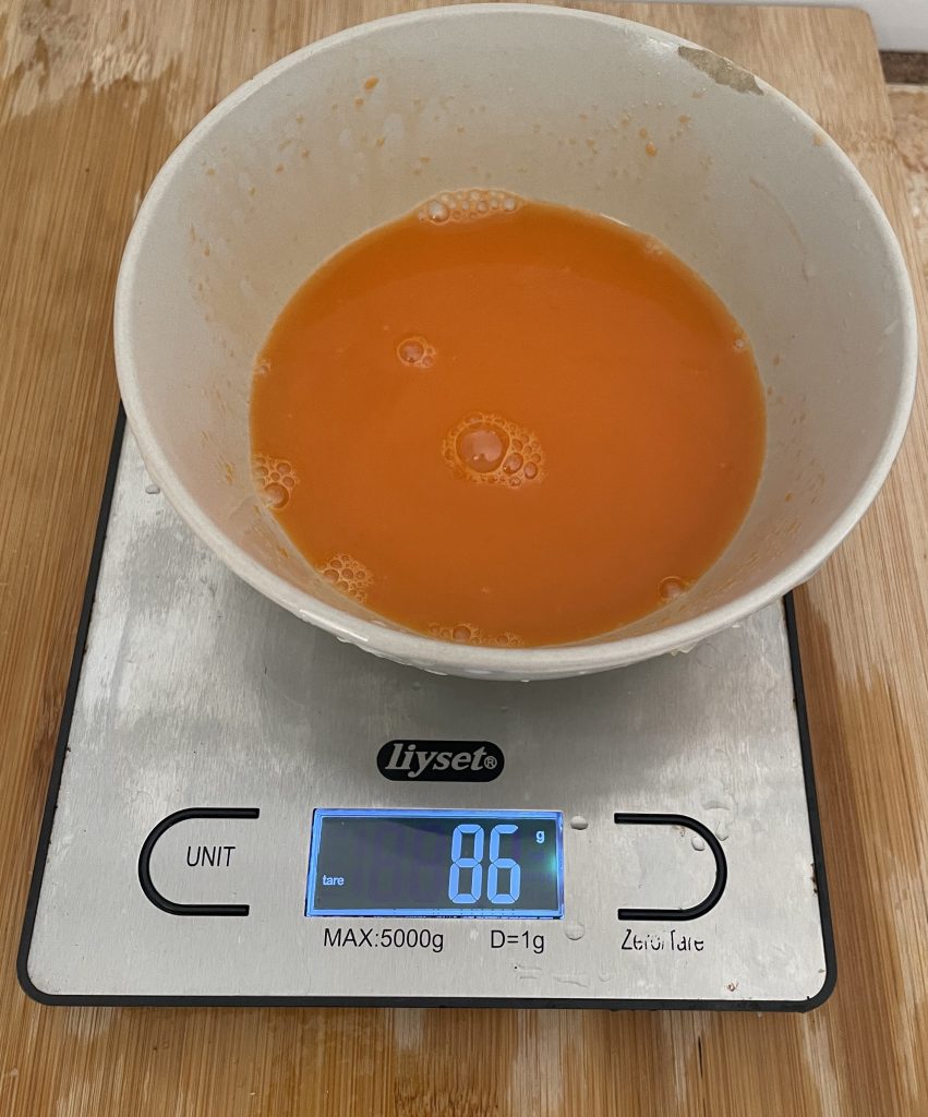 Bosch VitaExtract MESM500W Slow-Juicer Saftausbeute Möhren