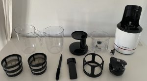 Bosch VitaExtract MESM500W Slow-Juicer alle Einzelteile