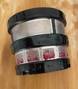 Bosch VitaExtract MESM500W Slow-Juicer schwer zu reinigende Stellen Sieb