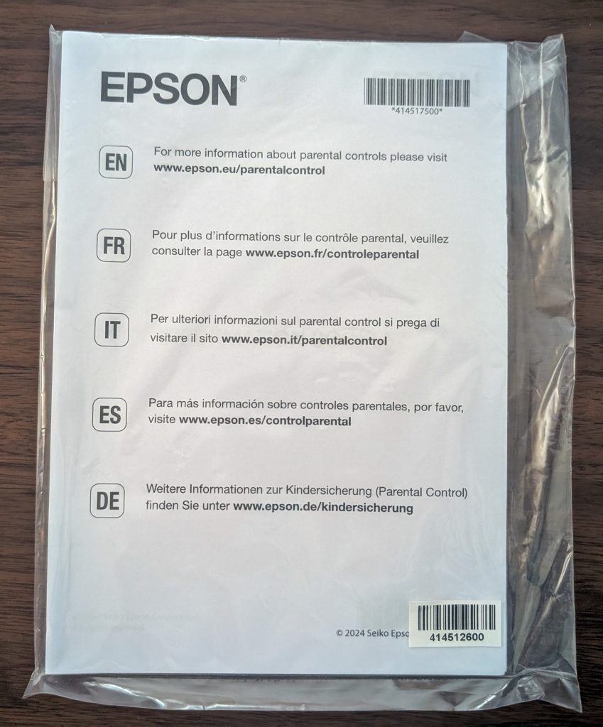 Epson EpicVision EF-22N Beamer Bedienungsanleitung