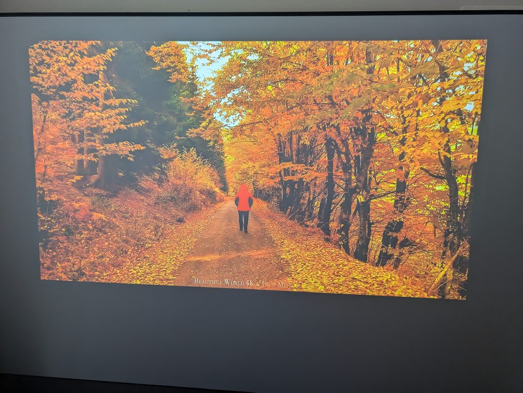 Epson EpicVision EF-22N Beamer Test